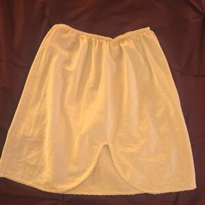 Vintage White Half Slip Skirt